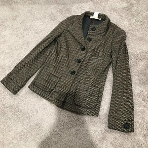 Vintage Gerard Darel Herringbone Blazer Size Small